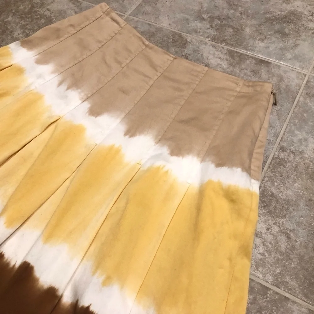 🆕 INC tie dye full a line skirt size 0P petite 0